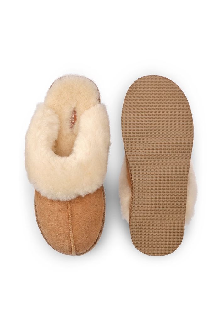 Shepherd, Jessica slippers, Chestnut